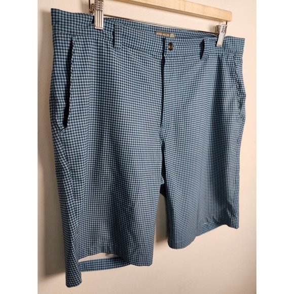 Peter Millar 4 Water Men's Sz. 35 Surf/Water Shorts In Gingham Blue - Picture 3 of 7